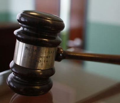 פטיש LAW court Illustration
