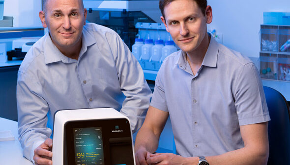 viral or bacterial infection Cofounders Eran Eden and Kfir Oved. Photo MeMed