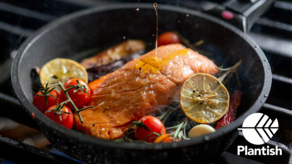 Plantish's First Printed Salmon fillet Photo credit Asaf Karela