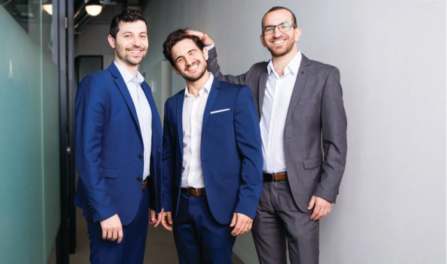 AIDOC Founders Elad Wallach, Michael Berginsky, and Guy Reiner
