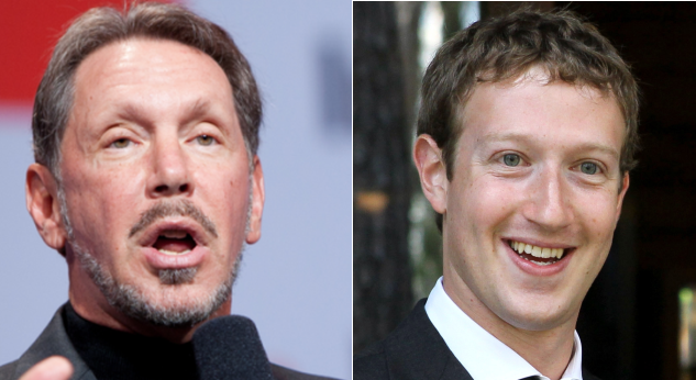 Larry Ellison, Oracle - Mark Zuckerberg, Facebook - wikipedia
